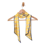 Daisy Double Sided Scarf, Yellow, 145 x 13 in. 1