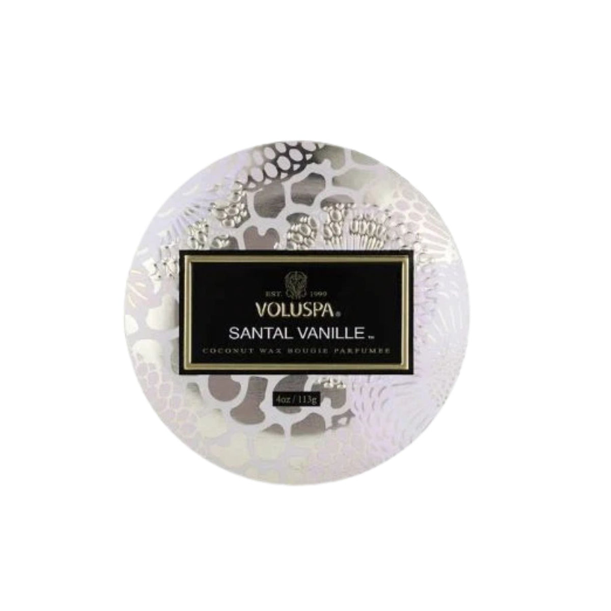 Voluspa Santal Vanille, Mini Tin Candle, 4 oz.