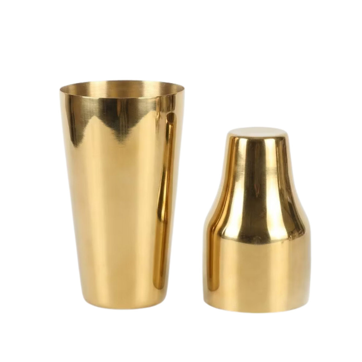 Boston Cocktail Shaker, Gold