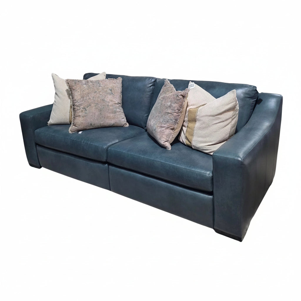 Dual Reclining Sofa in Panhandle Ocean