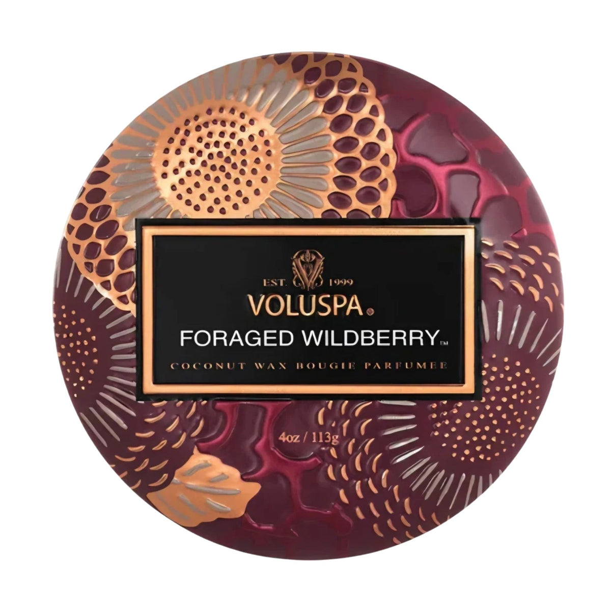 Voluspa Foraged Wildberry Mini Tin, 4 oz.