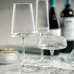 Bandol Fluted Textured Wine Glass, 9.5 in. 2