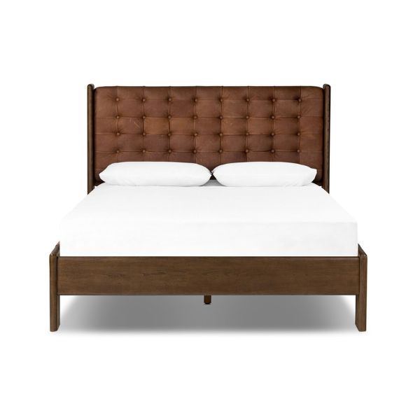 Halston Bed, Queen, Heirloom Sienna, 64 X 90 X 48 in.