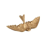 Flying Bird Trinket Tray, Gold, 5 in. 1