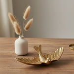 Flying Bird Trinket Tray, Gold, 5 in. 2