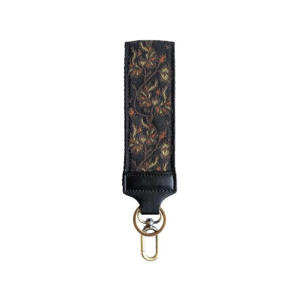 Easy Find Wristlet, 2 in., Black Leafy Vines