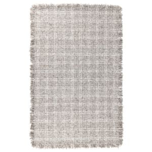 Bradbury Wool Rug, 2 X 3, Check Natural and Ivory, Rug with a soft checkered design in neutral tones, perfect for adding cozy decor and warmth to any room in your home.
