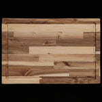 Acacia Wood End Grain Cheese/Serving Board with Laser Etched 