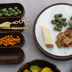 Mango Wood Serving Dish with 4 Sections, 13