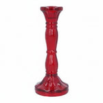 Glass Taper Holder, Red, 6 in. 1