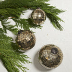 Antiqued Disco Ball Ornament, 4 in. 2