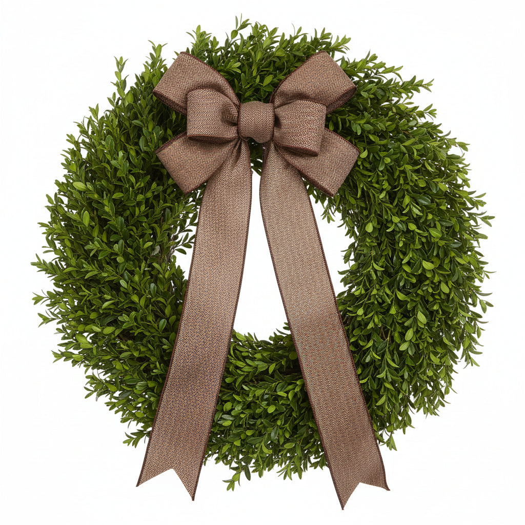Herringbone Wired Ribbon, 30'
