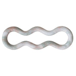 Marble Organic Shaped Trivet, Green Melange, 5 X 4.75 in. with a unique wavy design, perfect for kitchen decor and entertaining, offered by Knotty and Board. Every Room Needs A Little Knotty and Board. 1