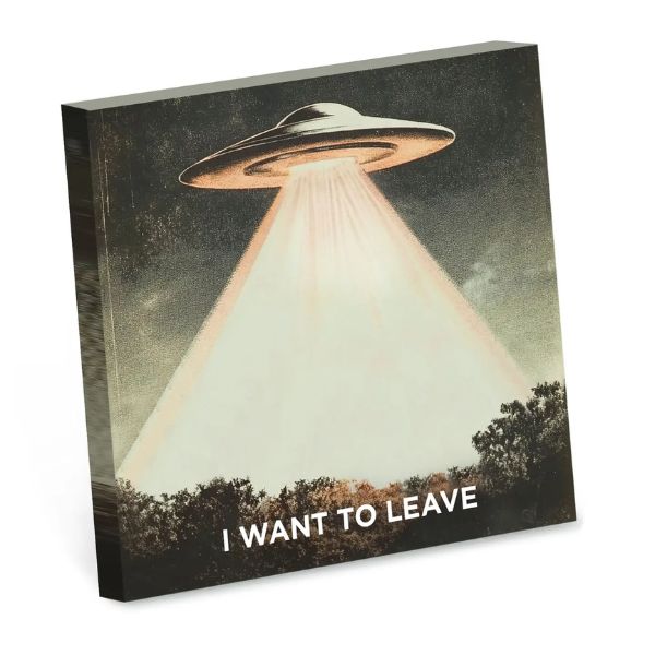 Sticky Note Pad, I Want To Leave