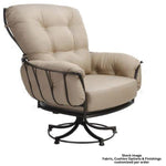 OW Lee Swivel Rocker Lounge Chair Monterra, Chinchilla Aluminum RV19B, 35.75''W x 30.5''D x 38.5''H 1