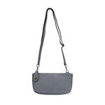 Mini Crossbody Wristlet Clutch, Blue Grey 2