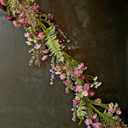 Mulberry Meadow Garland, 4 ft.