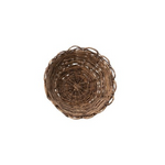Woven Vine Baskets w/ Scalloped Edge, Large, handcrafted from natural vine material, ideal for kitchen and dining decor or stylish gift presentation by Knotty and Board. 1