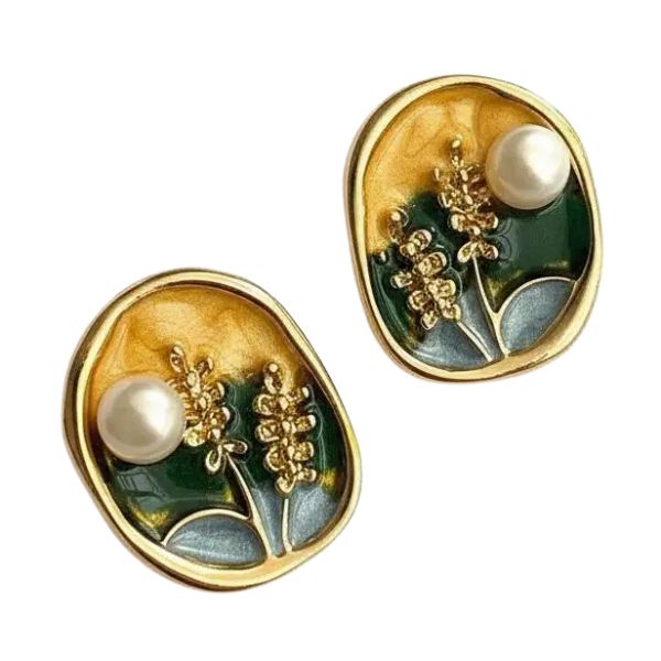 Vintage Pearl Drop Earrings