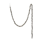 Foam Ball Garland with Glitter, Champagne, 72
