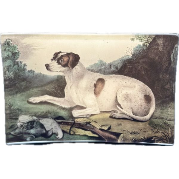 Pointer Dog Plate, 6 X 4 in.