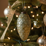 Gilded Pinecone Christmas Ornament, Gold, 6 in. 2