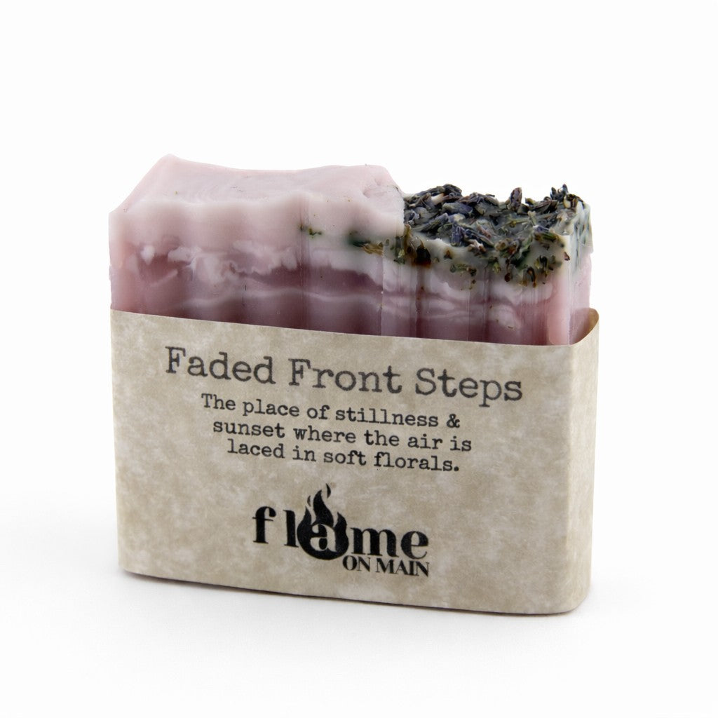 Flame on Main Places We Know Soap, Faded Front Steps, 3 oz