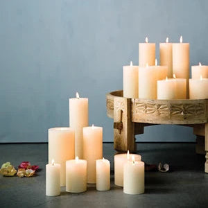 Unscented Pillar Candle, 3x6