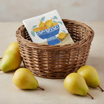 Paper Cocktail Napkins with Fruit in Bowl Pattern, Set of 50, 4