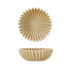 Decorative Resin Pleated Bowl, 8 in. Round 1