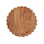 Scalloped Cutting Board Charger, Round, 15 in. 1