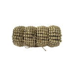 Bead & Jute Napkin Rings Set, 2