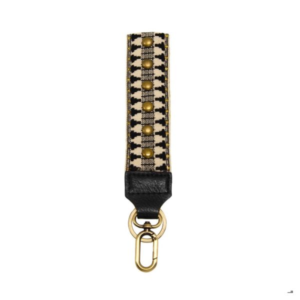 Easy Find Wristlet, Black Studded
