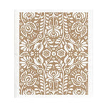 Swedish Dishcloth, Scandi Bloom, Sand 1