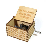 Hand-Crank Music Box, Don't Let Anyone Shit on Your Sunshine 1