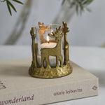 Deer Dance Votive, 6 X 7.75 in. 2