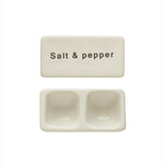 Salt & Pepper Pinch Pot with Lid, 4 X 2 in. 1