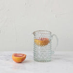 42 oz. Hand-Blown Glass Hobnail Pitcher 2