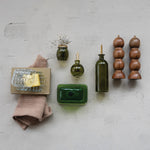 Glass Oil Cruet with Gold Metal Stopper, Olive, 16 oz. 2