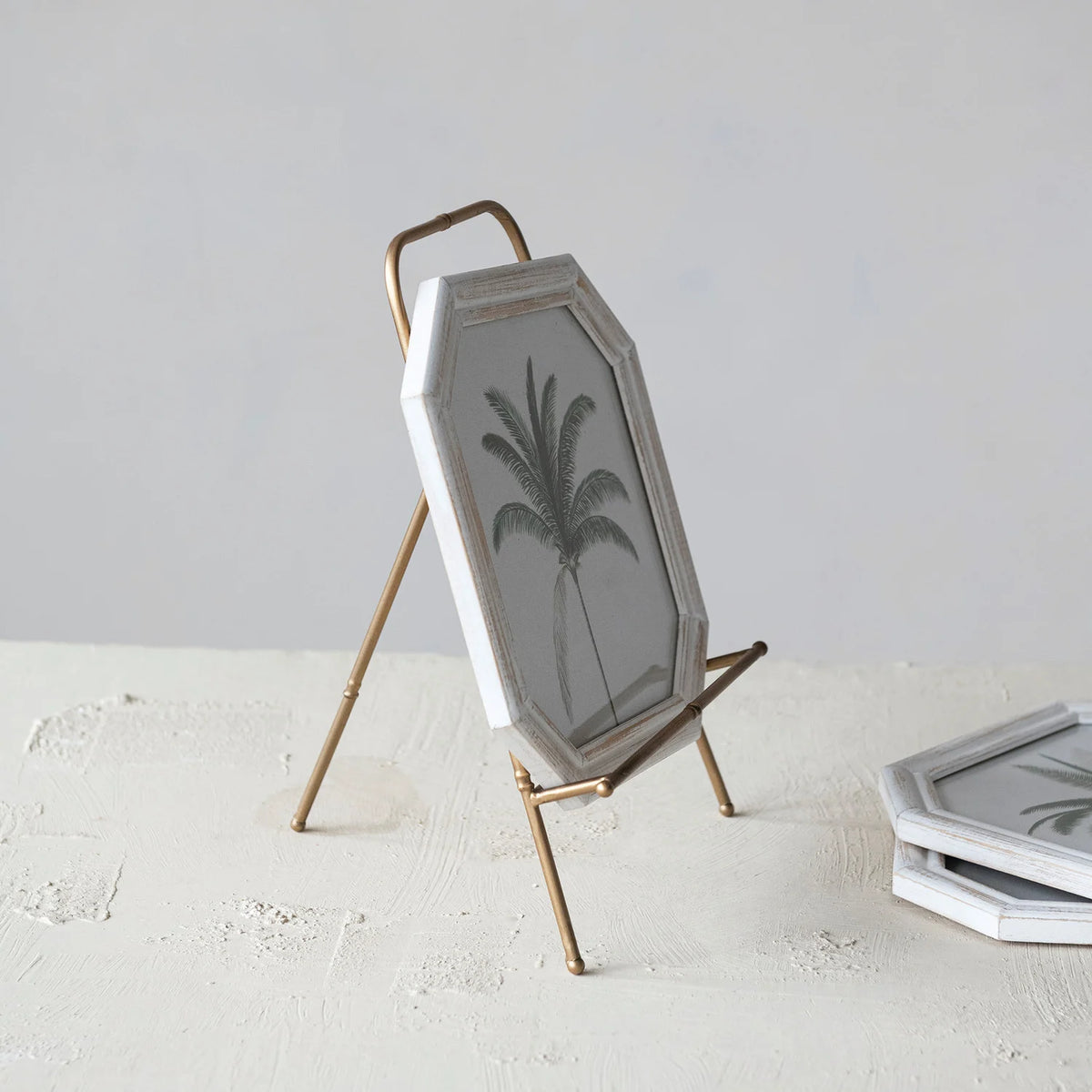 Metal Easel, Gold, 9 X 2 X 13.5 in.