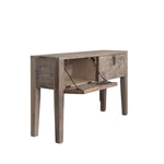 Reclaimed Wood Console Table with 2 Doors, 54 X 16 X 34 3