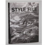 Style File book by Ike Udé displayed with abstract, flowing fabric-like cover design, ideal for decor and gifts from Knotty and Board, every room needs a little Knotty and Board. 1