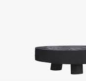 Bink Wood Black Pedestal, Medium, 7.85