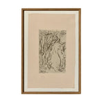 Abstract Portrait By Erich Wichmann Framed Art, 11 X 16 in. 1