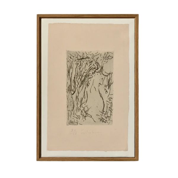 Abstract Portrait By Erich Wichmann Framed Art, 11 X 16 in.