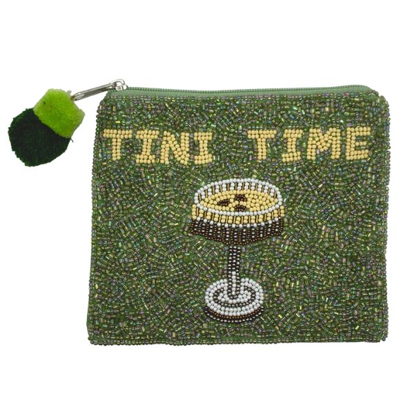 Tini Time Beaded Coin Wallet