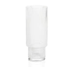 Clear ribbed Optic Design Glass, 7
