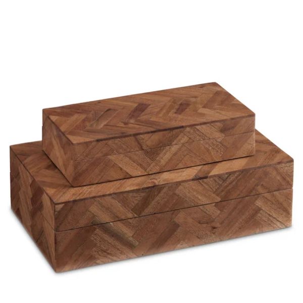 Alfeo Wood Box, Large, 3 X 10.5 X 6