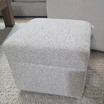 Sherrill - Truman Ottoman 21 x 21 x 18 Floor Model in Chitchat Hemp 2
