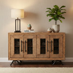 New Orleans Cabinet, Antique Natural, 63 x 16 x 37 in. 2